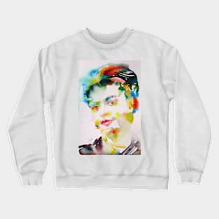 FRIDA KAHLO - watercolor portrait .3 Crewneck Sweatshirt